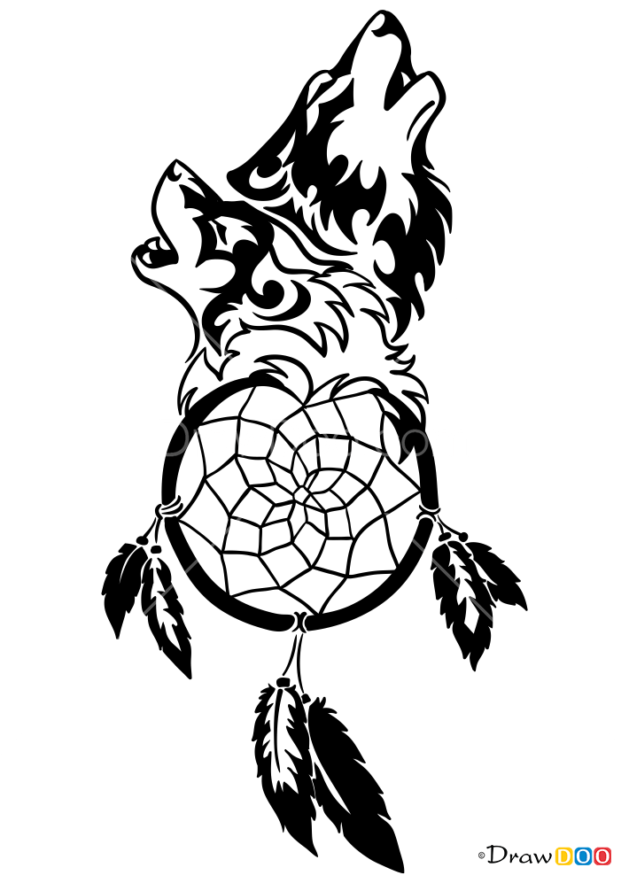 What to know before getting your first tattoo. How to Draw Dreamcatcher, Tattoo Wolfs